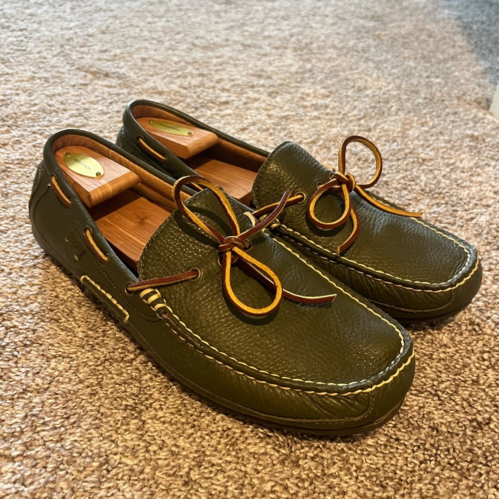 Men’s Polo Ralph Lauren Driving Loafer 10.5 Green
